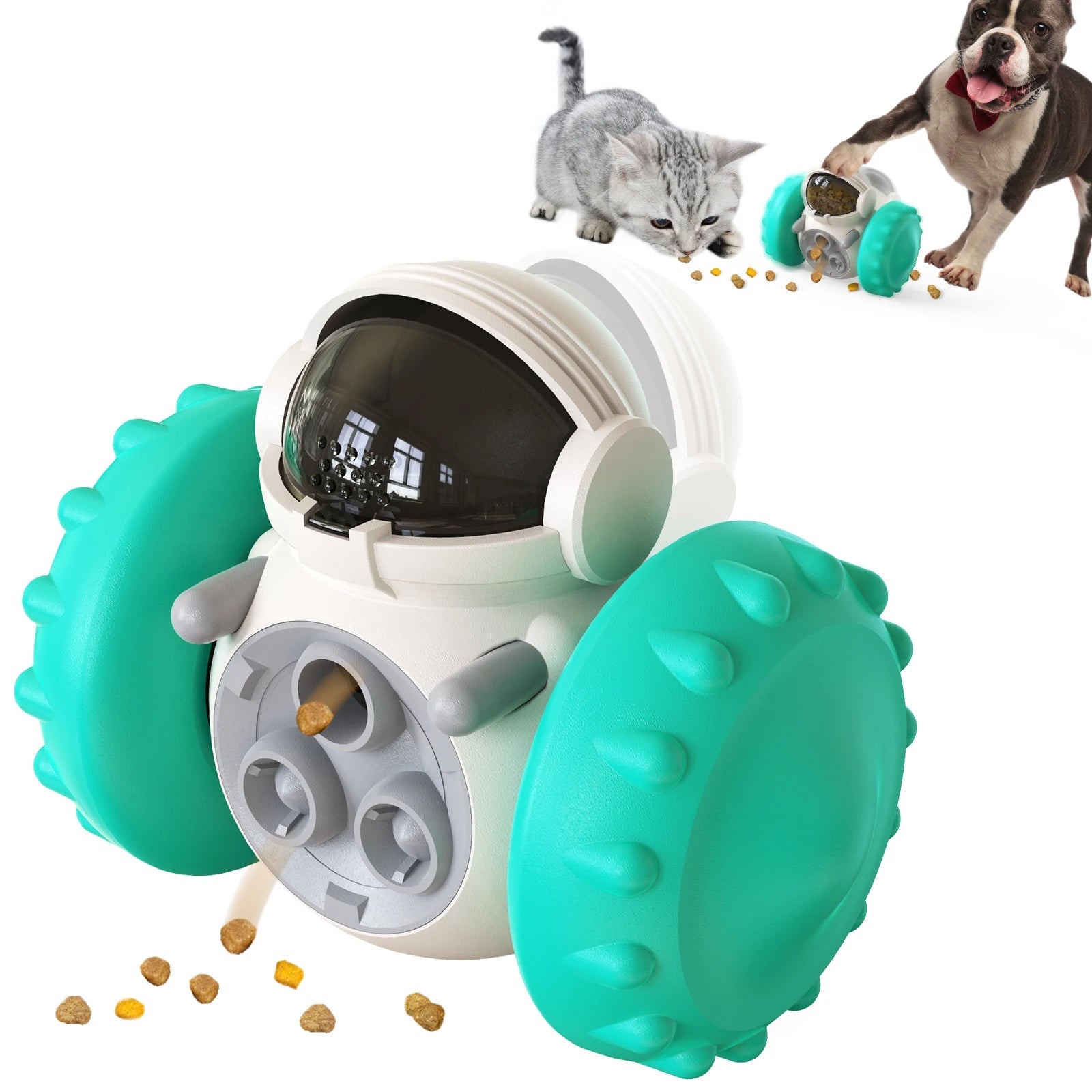 PawPartner Dog Tumbler Interactive Toys Increases Pet IQ Slow Feeder Labrador Petzymart