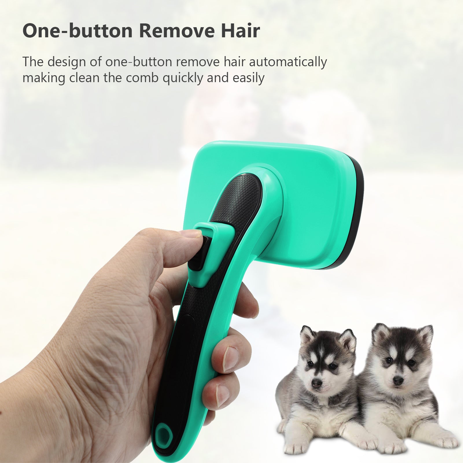 Pet Brush Retractable Hair Removal Comb Petzymart