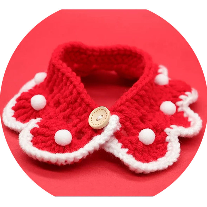Pet Cats, Dogs, Rabbits, Knitted Collars, Christmas Ornaments, Saliva Towels Petzymart