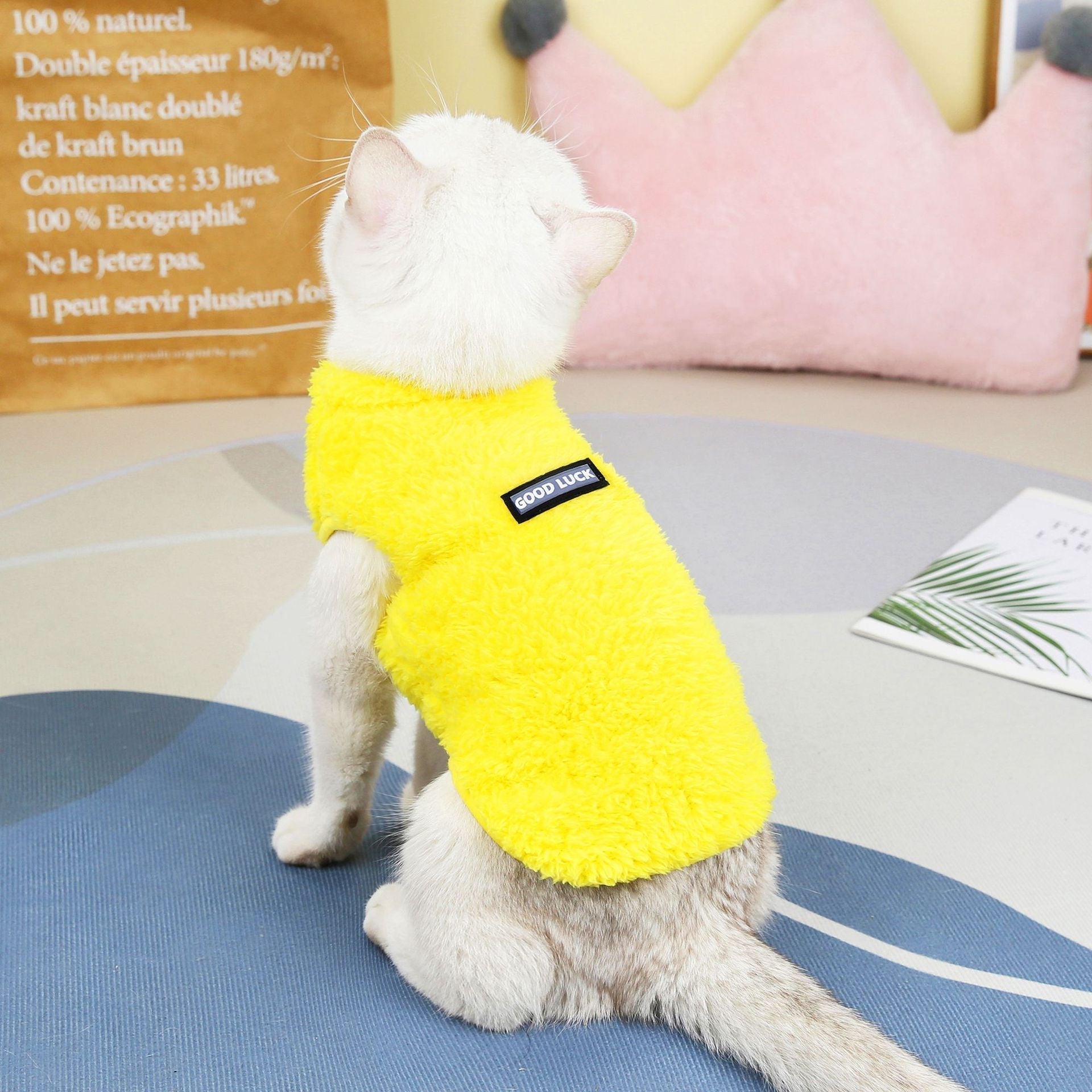 Pet Cats Fall And Winter Warm Plus Fleece Clothes Petzymart
