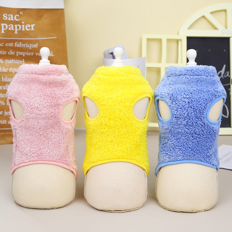 Pet Cats Fall And Winter Warm Plus Fleece Clothes Petzymart