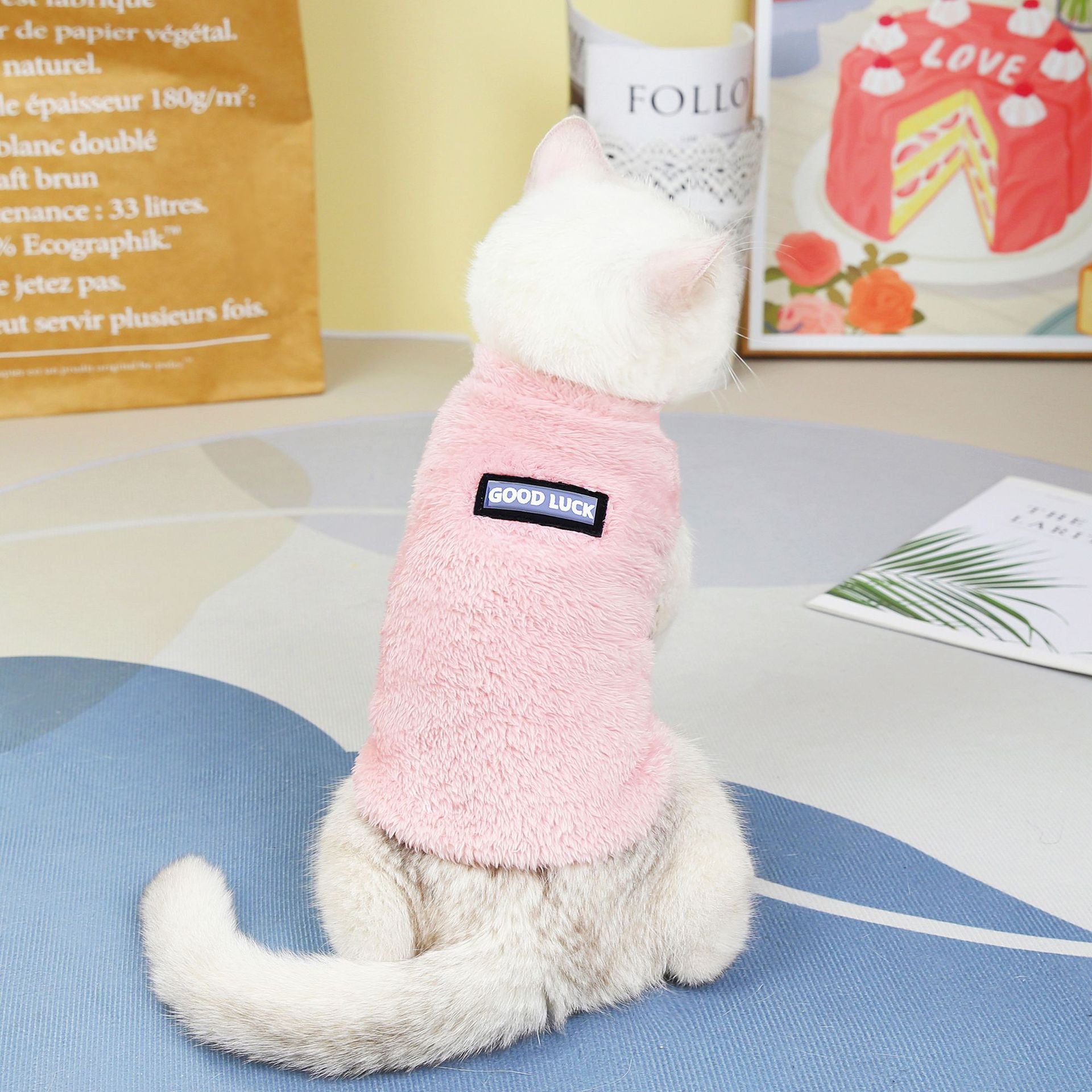 Pet Cats Fall And Winter Warm Plus Fleece Clothes Petzymart
