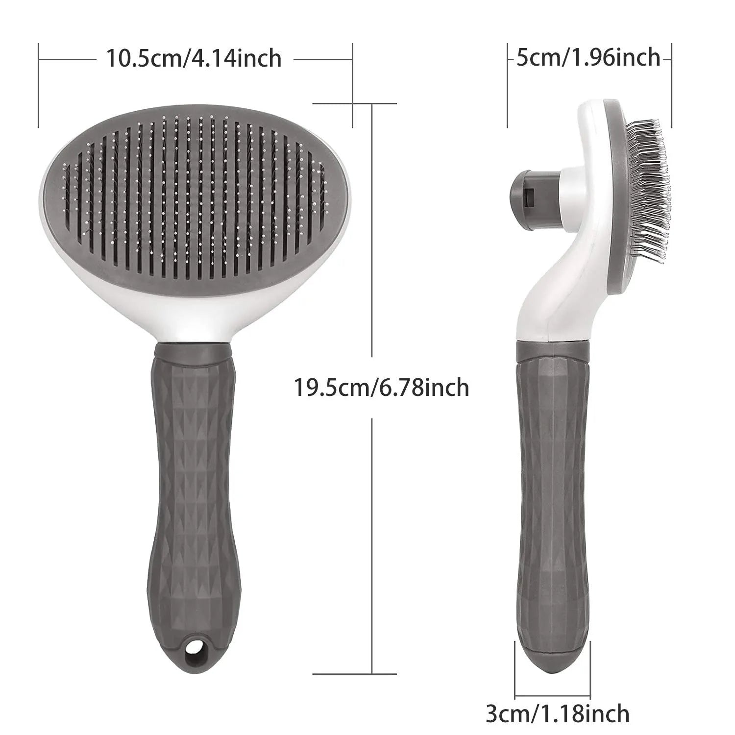 Pet Dog & Cat Comb Self Cleaning Pet Hair Remover Petzymart