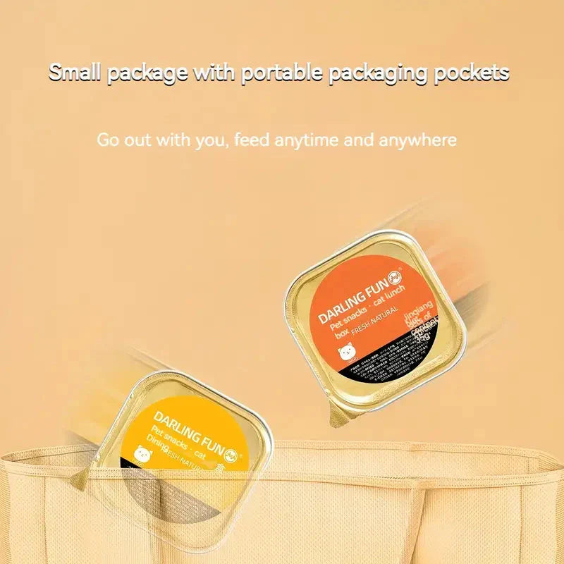 Pet Food, Wet Cat Food With Gravy, Canned Cat Fat Gill Nutrition Supplement ( 9 Packs ) Petzymart