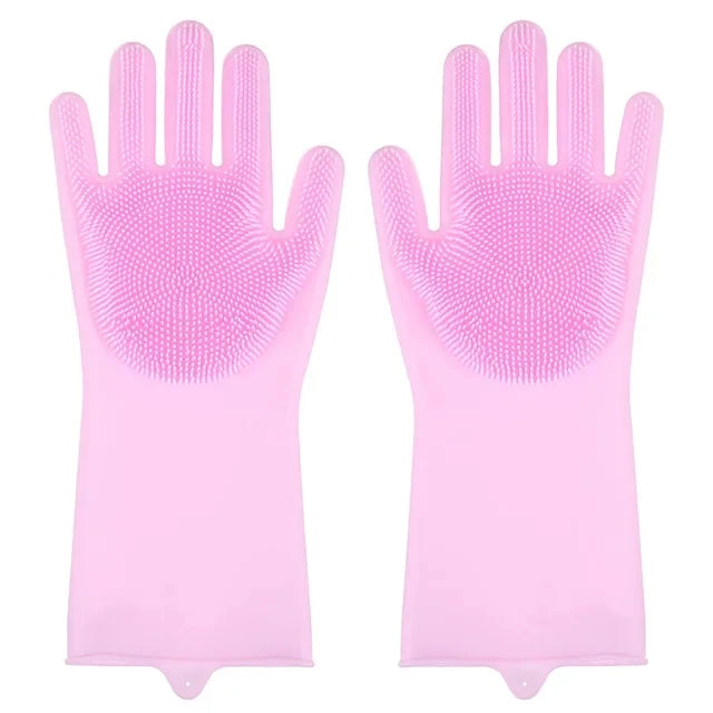 Pet Grooming Cleaning Gloves Dog Cat Bathing Shampoo Glove Petzymart