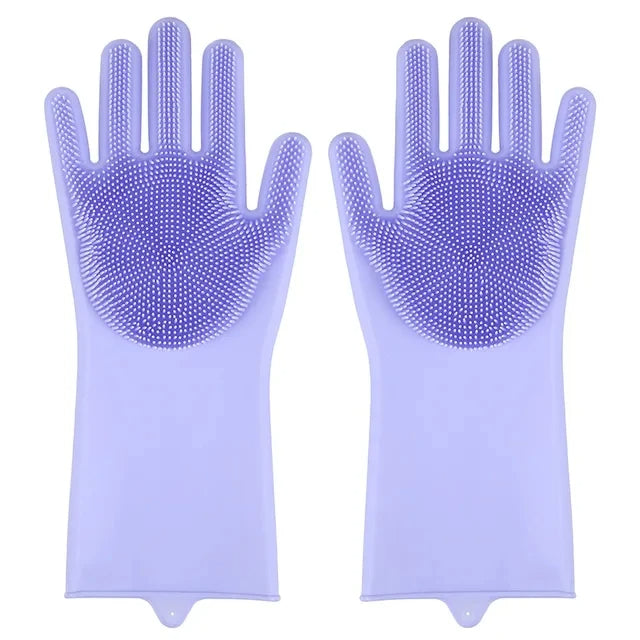 Pet Grooming Cleaning Gloves Dog Cat Bathing Shampoo Glove Petzymart