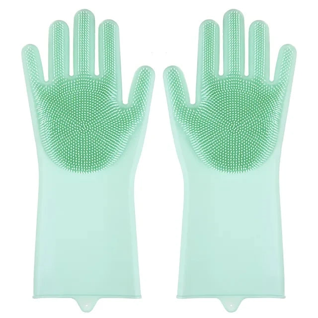 Pet Grooming Cleaning Gloves Dog Cat Bathing Shampoo Glove Petzymart