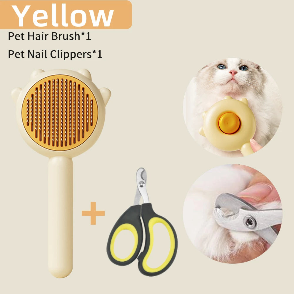 Pet Grooming Needle Brush Magic Massage Comb Hair Remover Petzymart