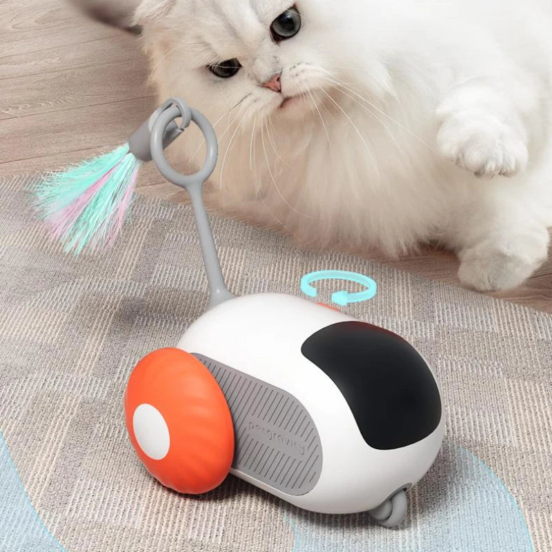 Remote Control Interactive Cat Car Toy USB Charging Chasing Automatic Self-moving Remote Smart Control Car Petzymart