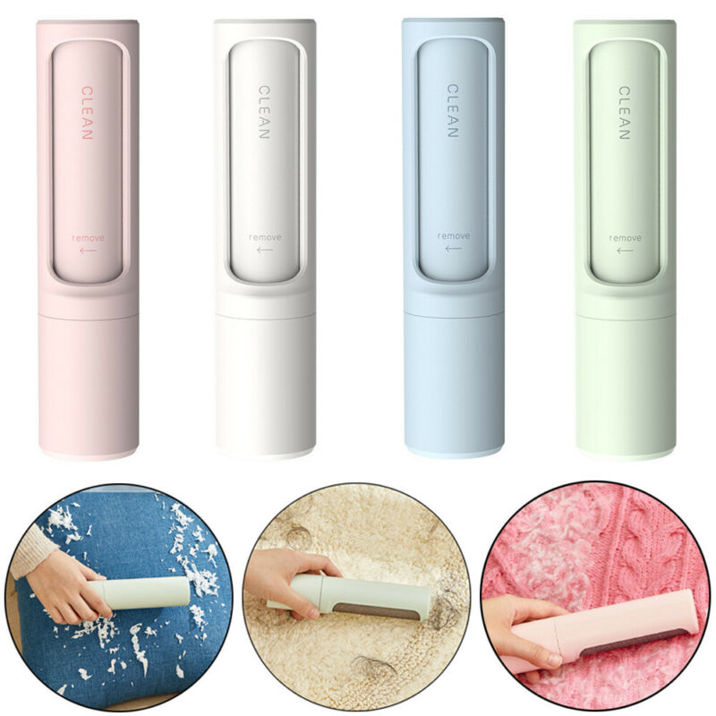 Rotating Cylinder Sticker Roller Electrostatic Brush Hair Removal Artifact Pet Hair Removal Brush Clothes Sticky Brush Hair Remover Petzymart