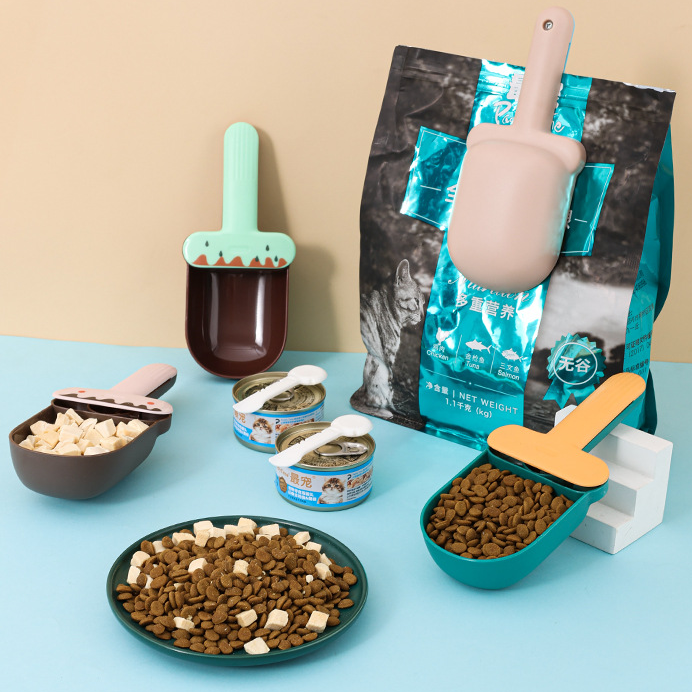 Snack Bag With Canned Spoon Embedded In Shovel Cat Dog Feeding Spoon Pet Supplies Petzymart