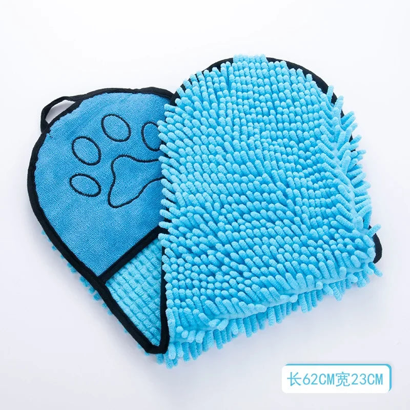 Soft Dog Bath Robe Towel Quick Dry Pet Towel Fiber Petzymart