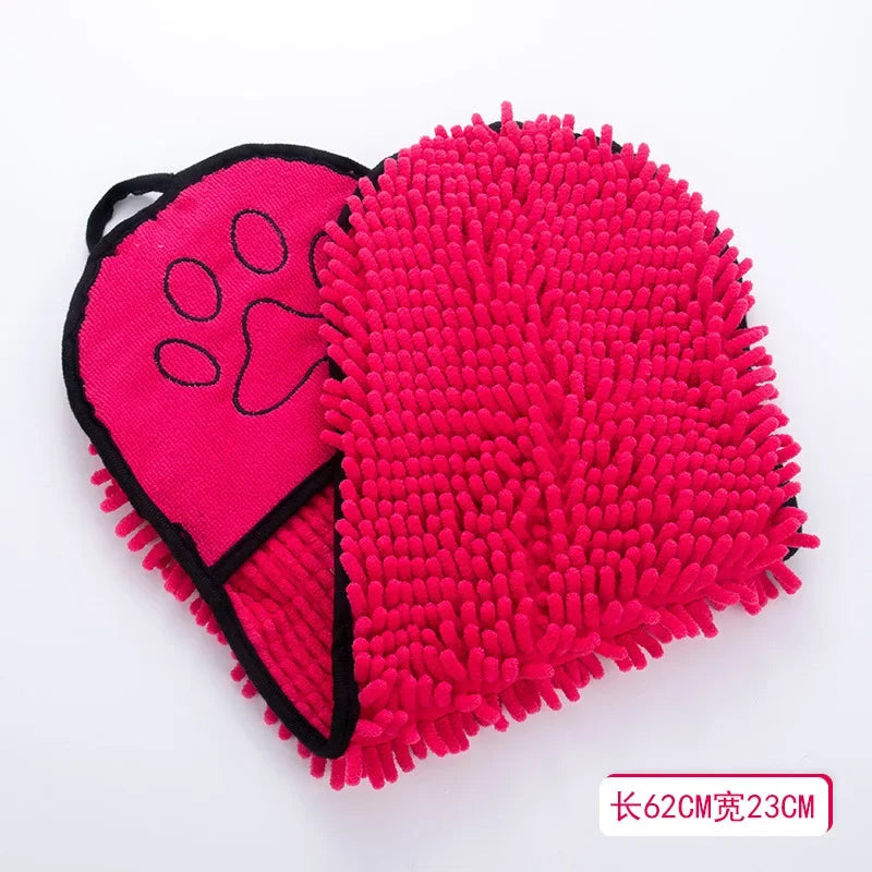 Soft Dog Bath Robe Towel Quick Dry Pet Towel Fiber Petzymart