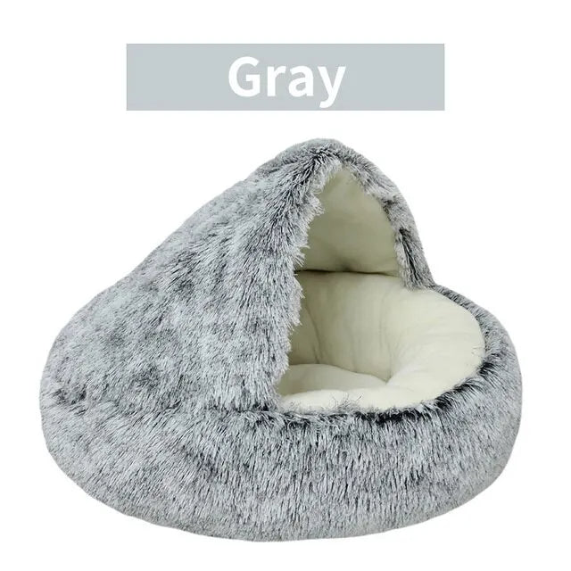 Soft Plush Round Cat & Dog Bed Pet Mattress Warm Petzymart