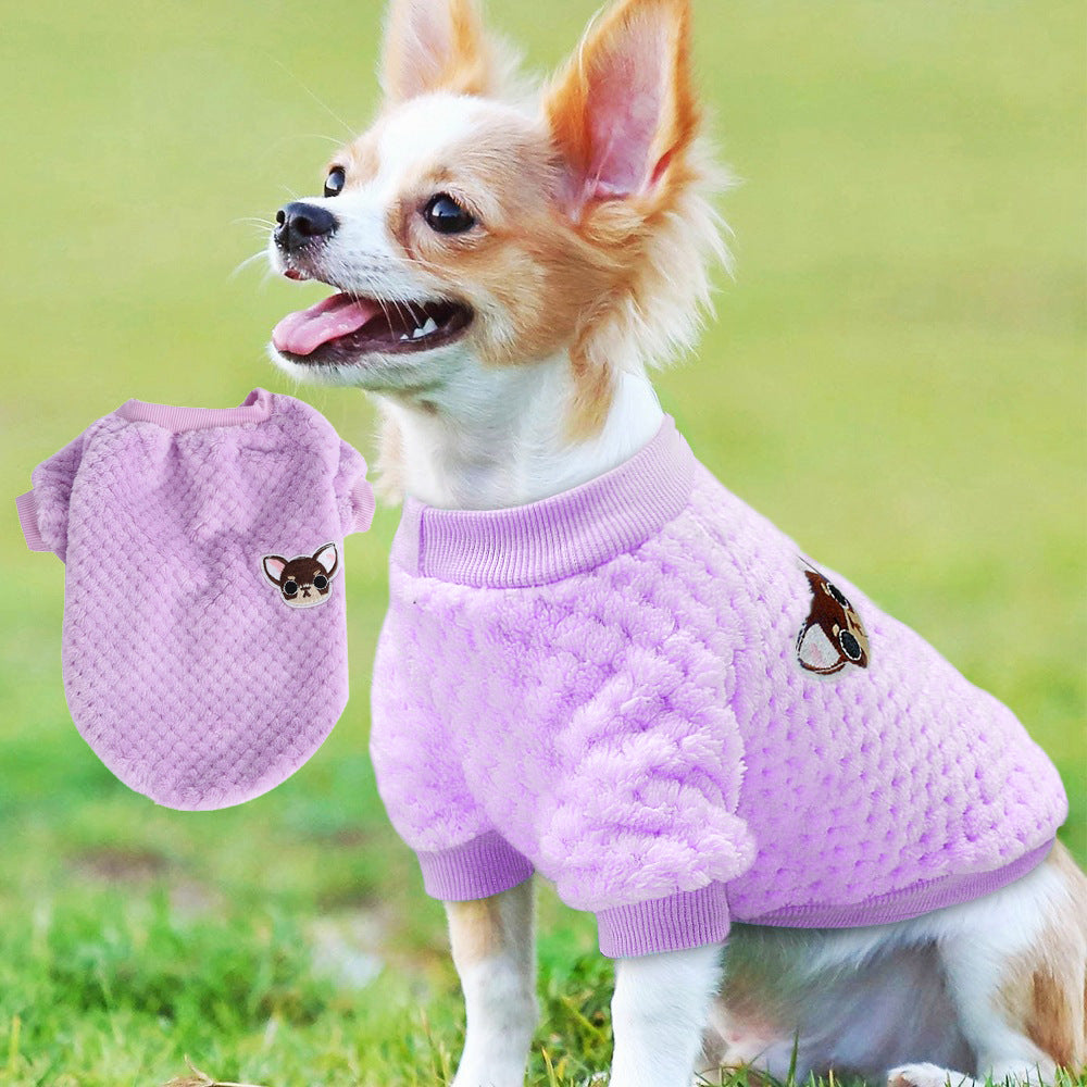 Winter Soft Warm Pet Dog Jacket Coat Dog Clothes Puppy Kitten Clothing For Small Medium Dogs Petzymart