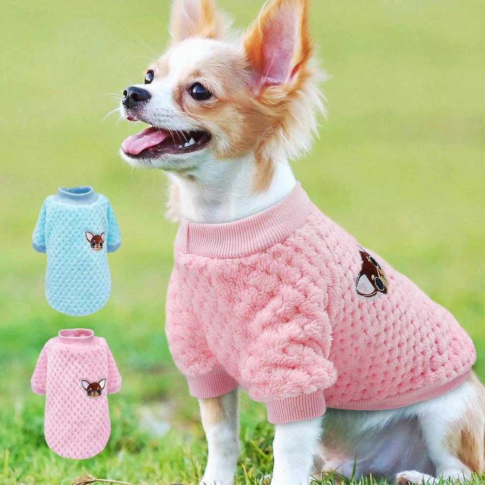 Winter Soft Warm Pet Dog Jacket Coat Dog Clothes Puppy Kitten Clothing For Small Medium Dogs Petzymart